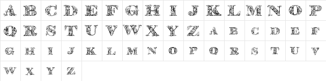 KahirPersonalUse Regular  glyph index