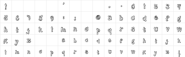 Cactus Sandwich Plain FM Regular  glyph index