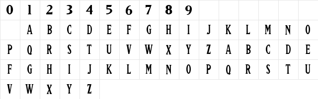 MLB Diamondbacks Regular  glyph index