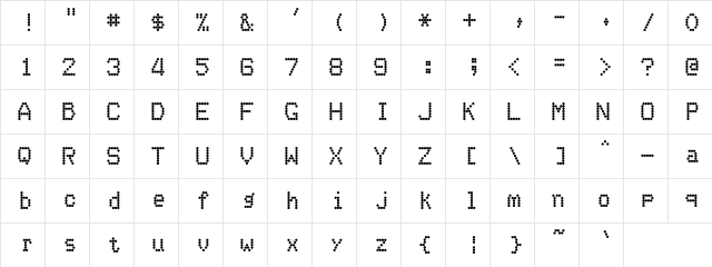 Furillo Regular  glyph index