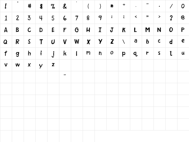 2Peas Broken Flower Pot 2Peas Broken Flower Pot  glyph index