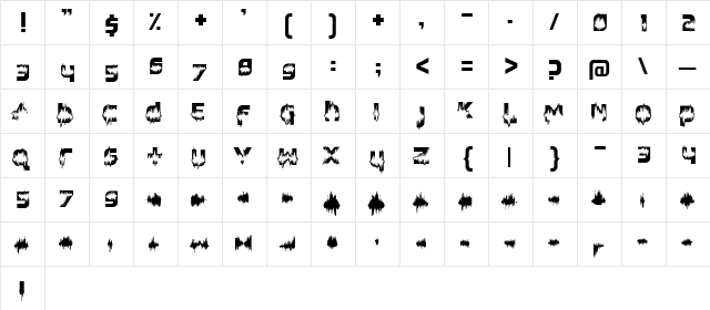 Feedback Loud  glyph index