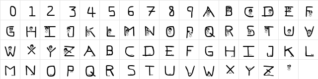 pf_zappa pf_zappa  glyph index