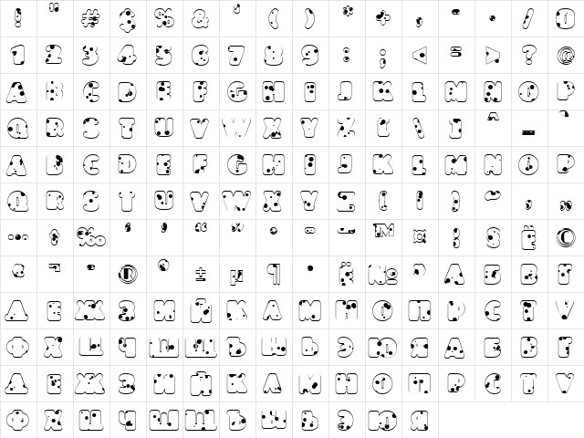 a_JasperTtlRndDrNord Regular  glyph index