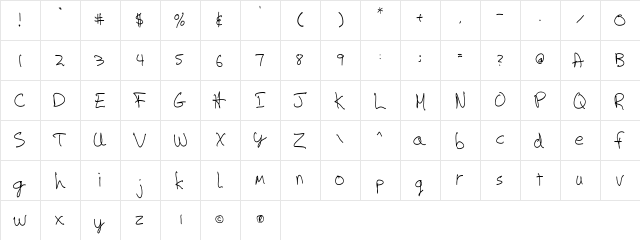 Artskyd Hand Artskyd Hand  glyph index