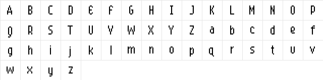 Remote Regular  glyph index