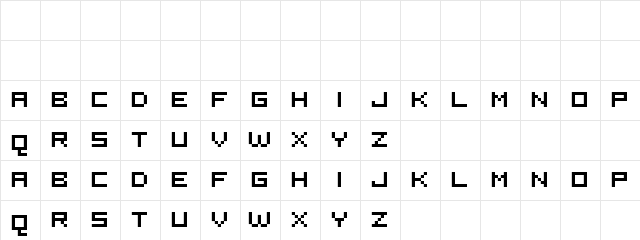 FFF Compact Regular  glyph index