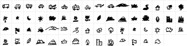 a Anak Cute Bonus  glyph index