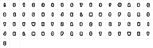 Truffle-Shuffle Regular  glyph index