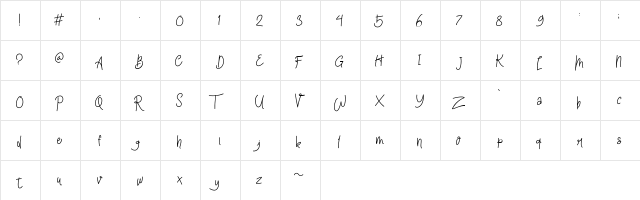 the Brawn Regular  glyph index