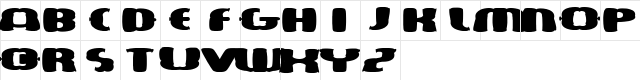 amor Regular  glyph index