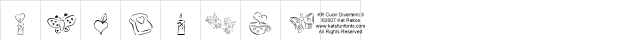 KR Cuori Divertenti 3 Regular  glyph index