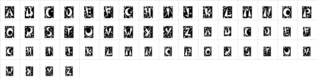 AlphaSkyParty Regular  glyph index