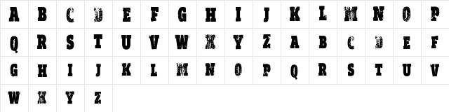 Vtks Realm Regular  glyph index