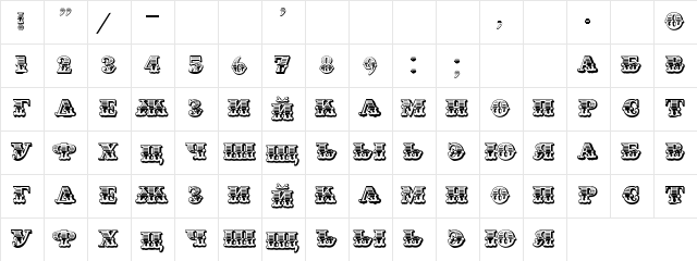 Invest Normal  glyph index
