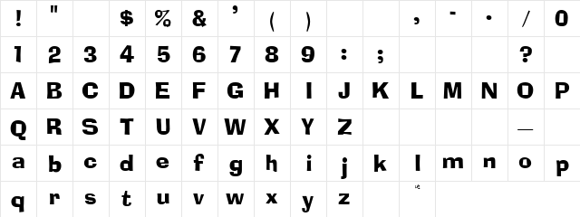 Cherry Bomb 1 Normal  glyph index