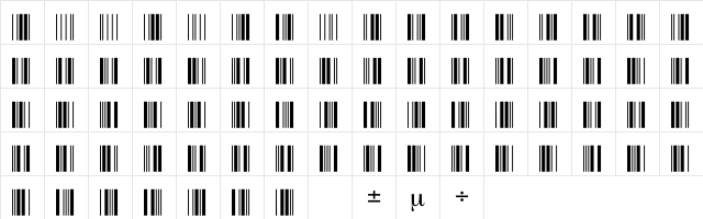 C39P24DlTt Normal  glyph index