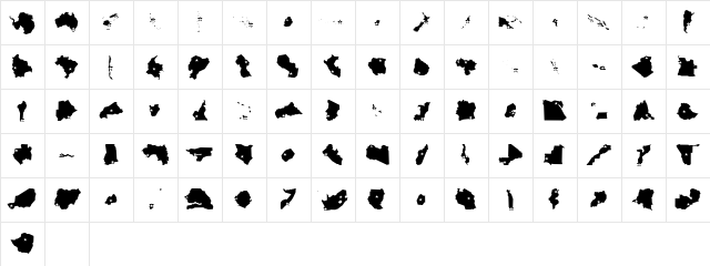 Mini Pics Global S Capital  glyph index