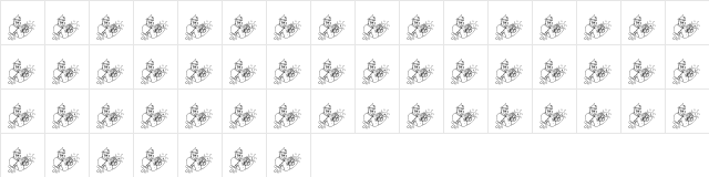 FL Tin Man Regular  glyph index