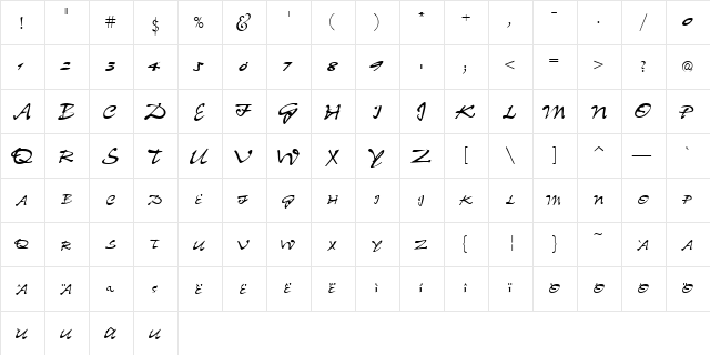 Base:Valentine Light  glyph index