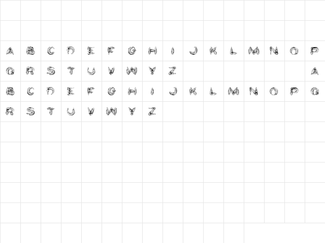 water and gasoline Regular  glyph index
