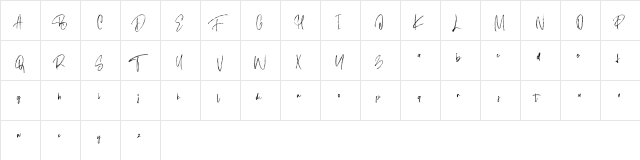 Gastronomes Free Regular  glyph index