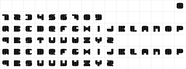 thesummeredition Regular  glyph index
