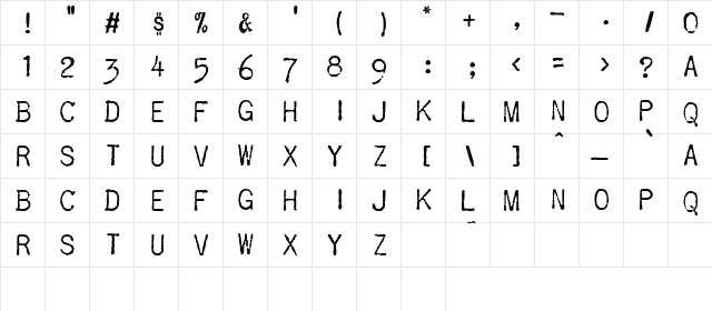 Telegram HPLHS  glyph index
