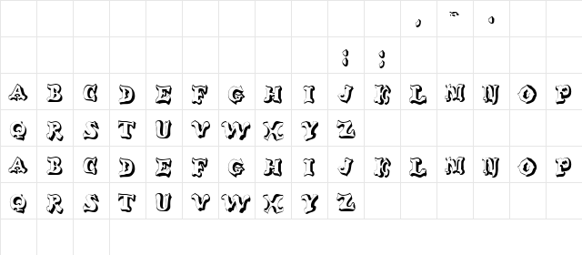 Nobble Normal  glyph index