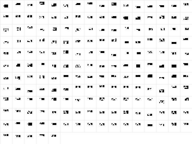FPeep ScrewedUp  glyph index