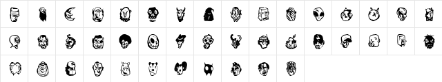 LTFreakCabinet Medium  glyph index