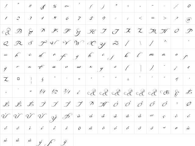 Natalya Alternate Two Alternate Two  glyph index