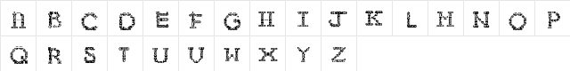 Giovanna Regular  glyph index