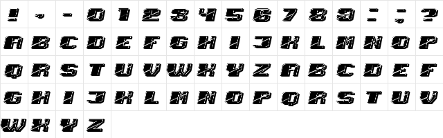 Unboxing Filled Regular  glyph index