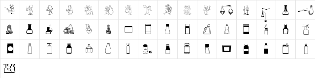 Lab Bats Regular  glyph index