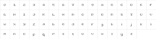 UCT Found Receipt Regular  glyph index