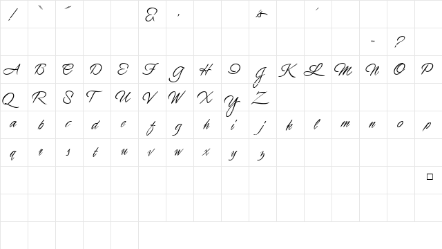 1 Journeyman DNA Regular  glyph index