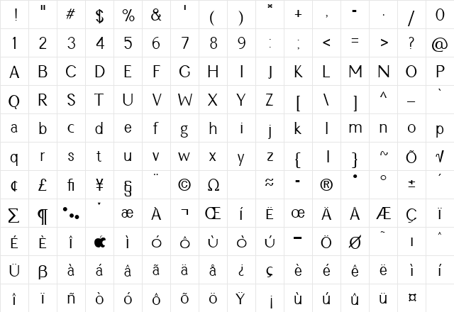 Kathlita.fog fog  glyph index