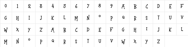 YELLOWBOUNCE Light  glyph index