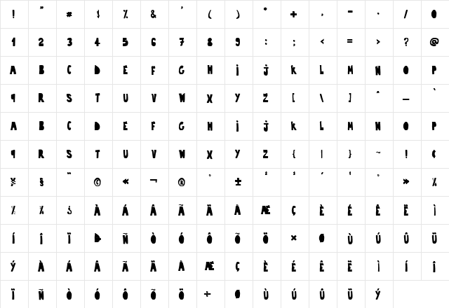 trouble-closebold trouble-closebold  glyph index