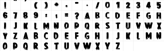 Inner Mounting Flame Regular  glyph index