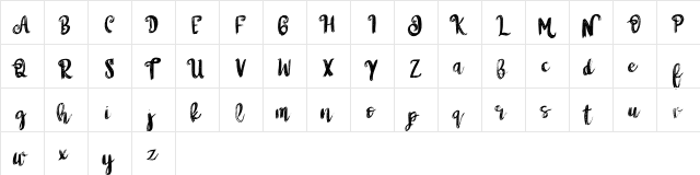 Witch girls FREE Regular  glyph index