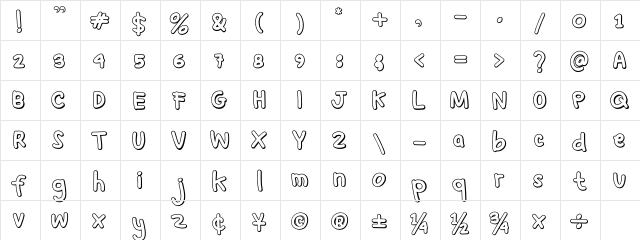 So Young Regular  glyph index