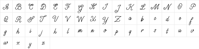 Seventy FREE Regular  glyph index