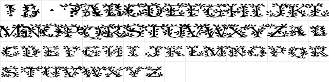 SpringtimeExtended Regular  glyph index
