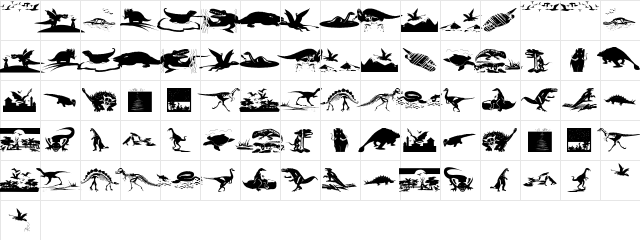 RememberMesozoikum Regular  glyph index