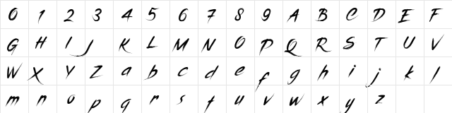 CAROCKS Regular  glyph index