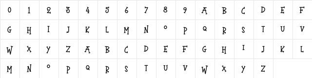 YELLOWBOUNCE Light  glyph index
