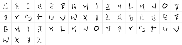 Sthlm graffiti s  glyph index