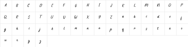 Khageats Demo  glyph index